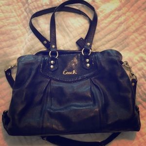 Black coach bag